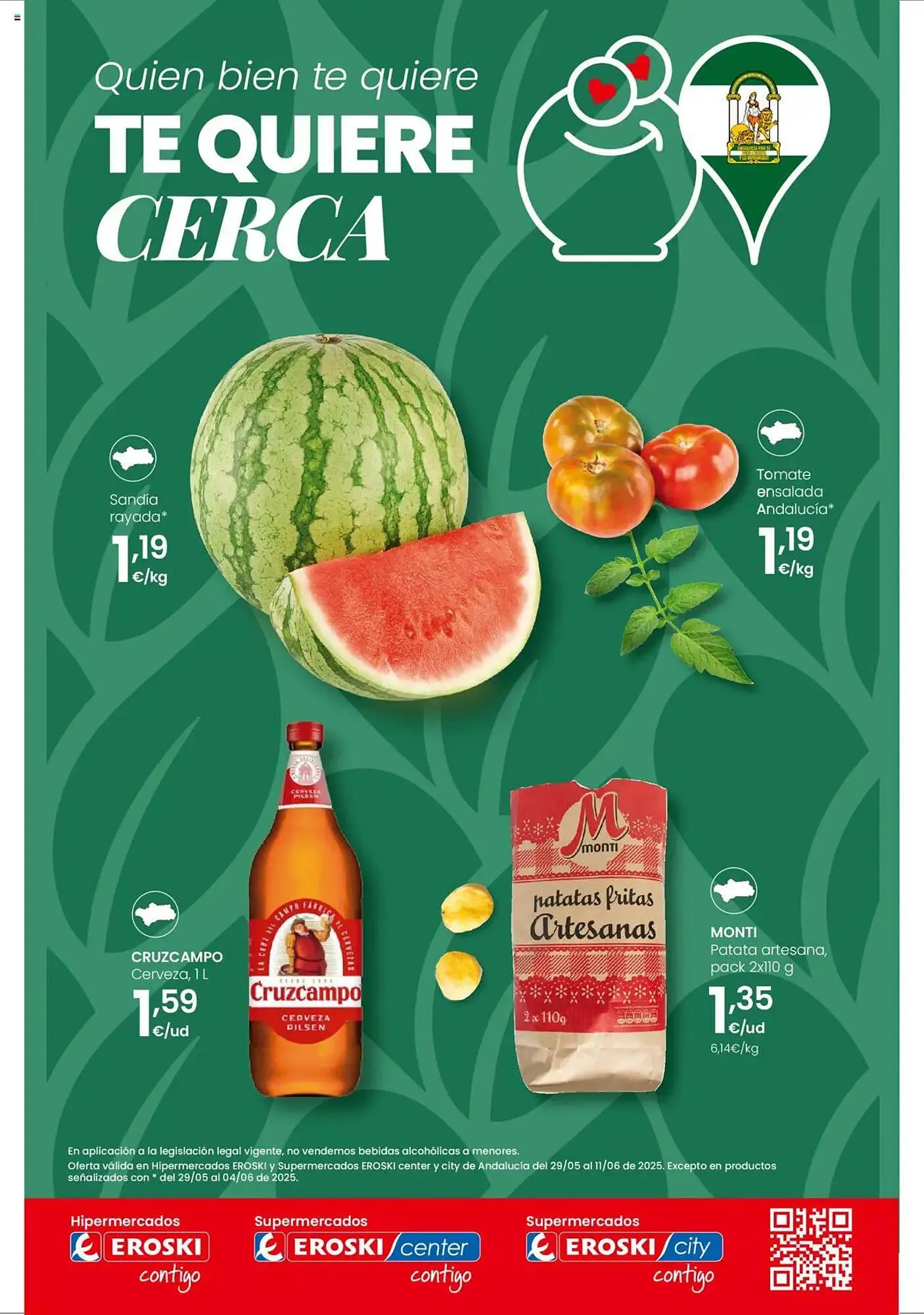 Catálogo de Folleto Eroski 29 de mayo al 11 de junio 2025 - Página 1