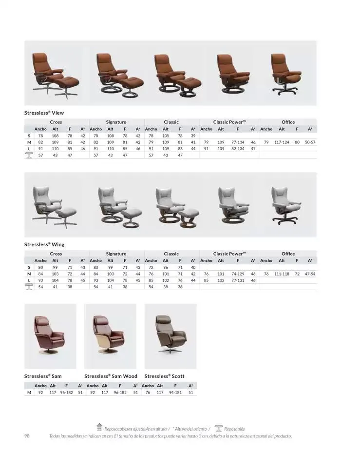 Catálogo de Catálogo Stressless 7 de marzo al 31 de agosto 2025 - Página 98
