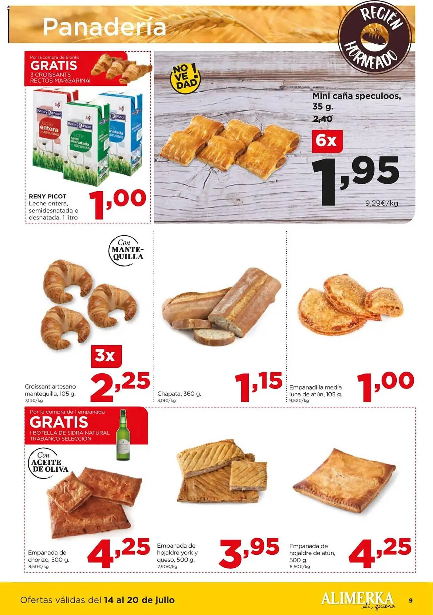 Catálogo de Folleto Alimerka 14 de julio al 20 de julio 2025 - Página 9