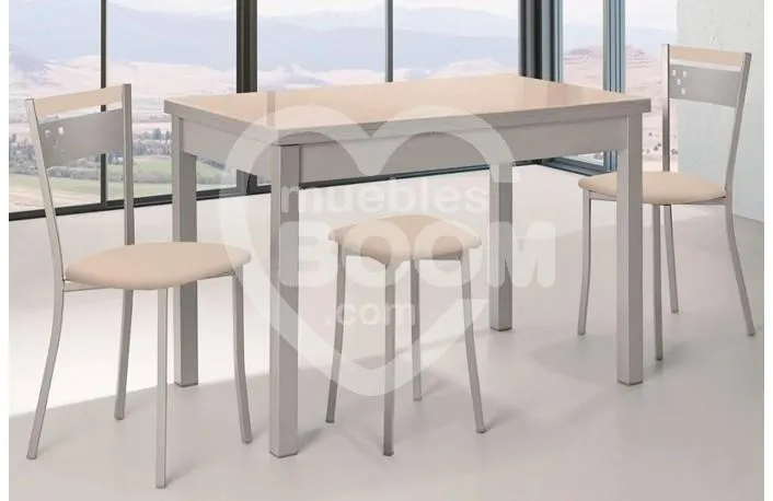 Mesas cocina cristal extensibles 127.019