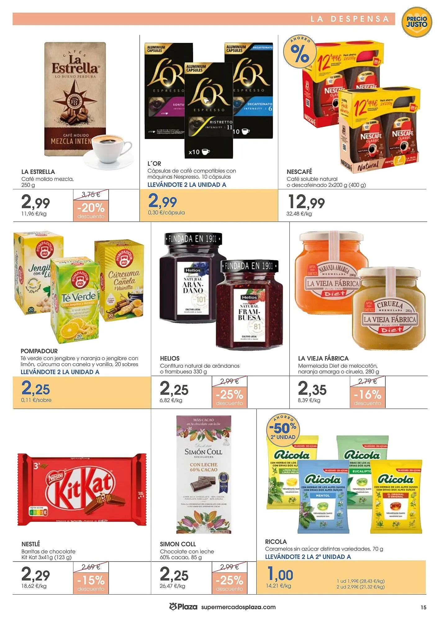 Catálogo de Folleto Supermercados Plaza 8 de mayo al 28 de mayo 2025 - Página 15