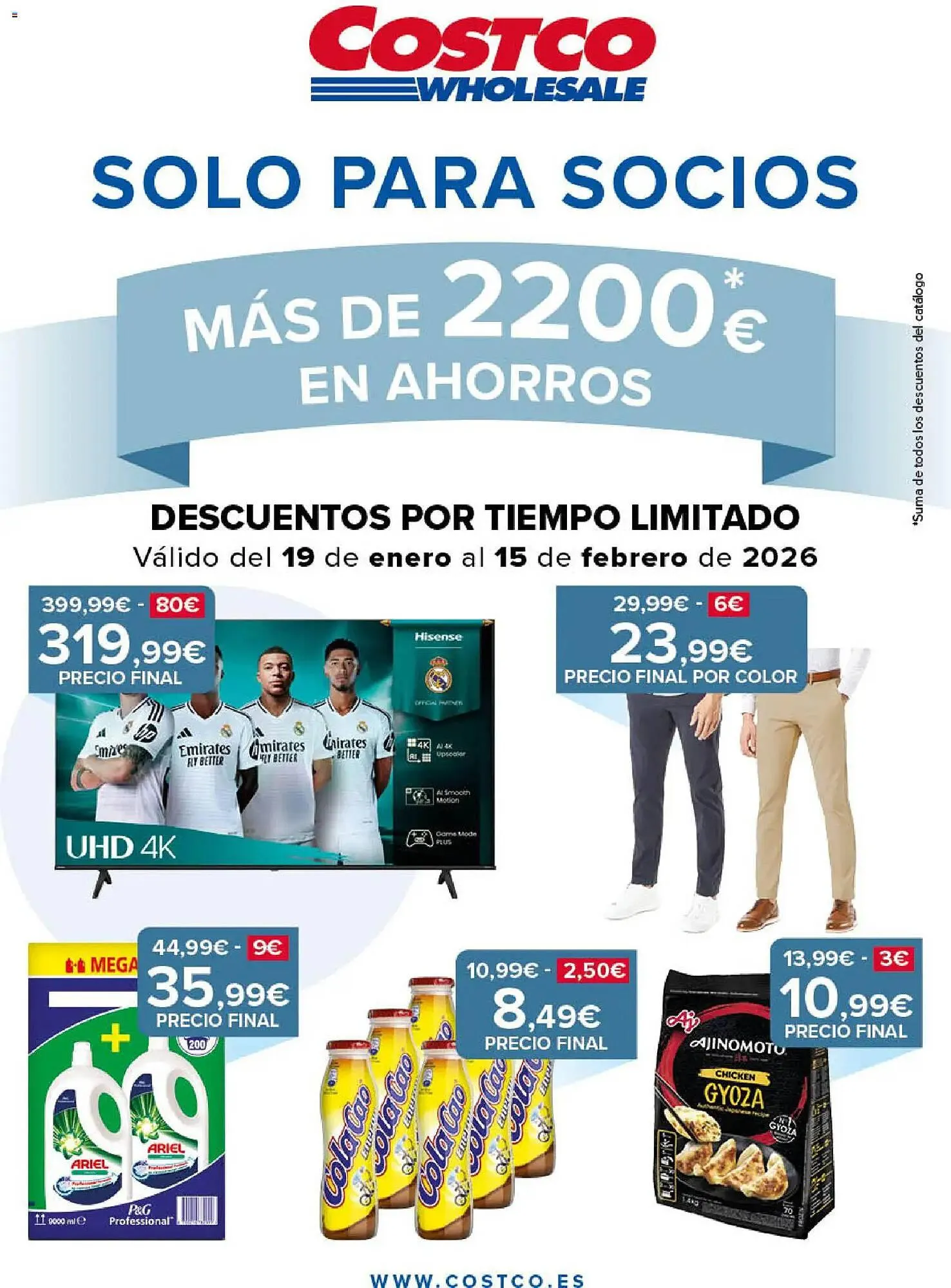 Catálogo de Catálogo Costco 19 de enero al 15 de febrero 2026 - Página 1