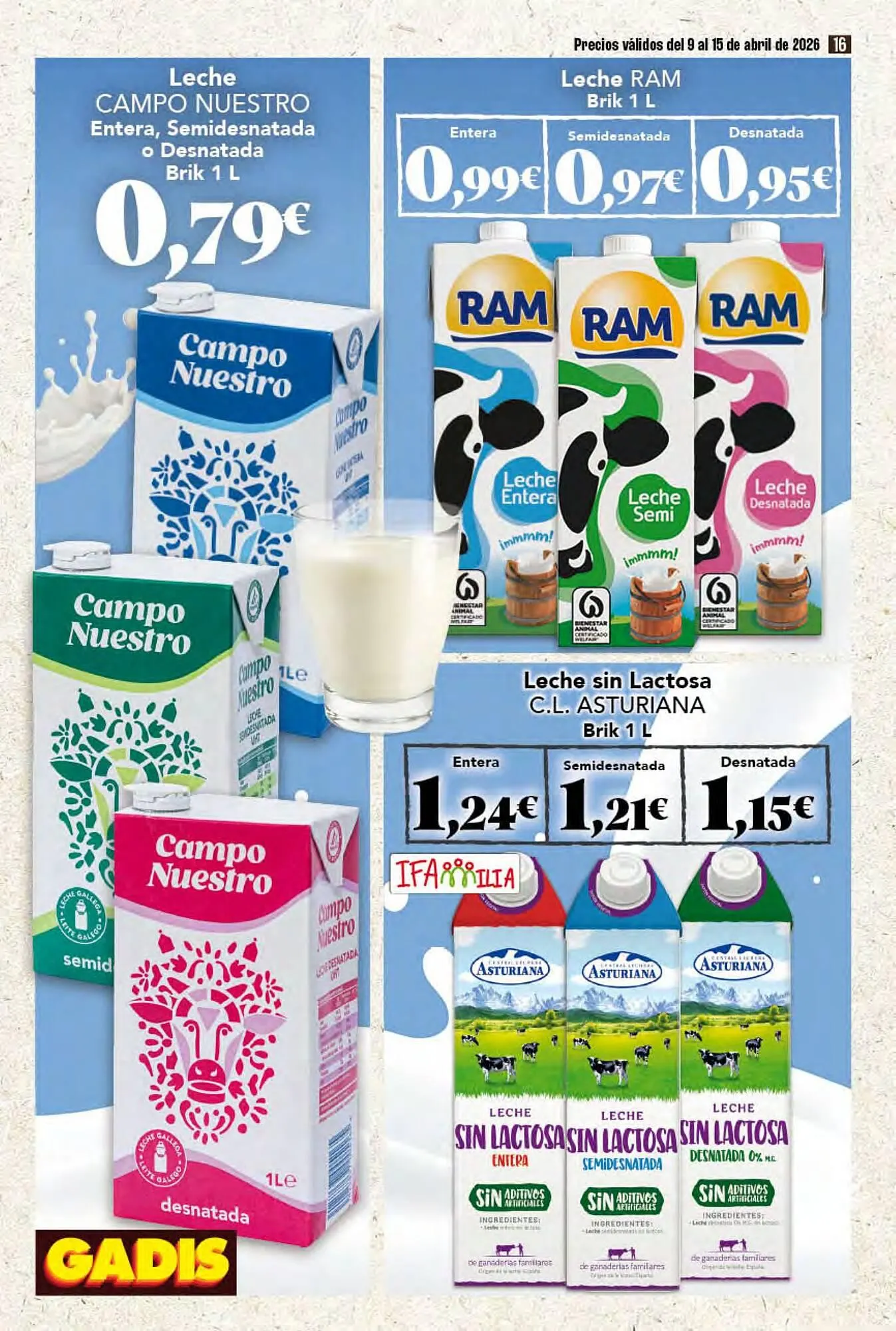 Catálogo de Folleto Gadis 9 de abril al 15 de abril 2026 - Página 16