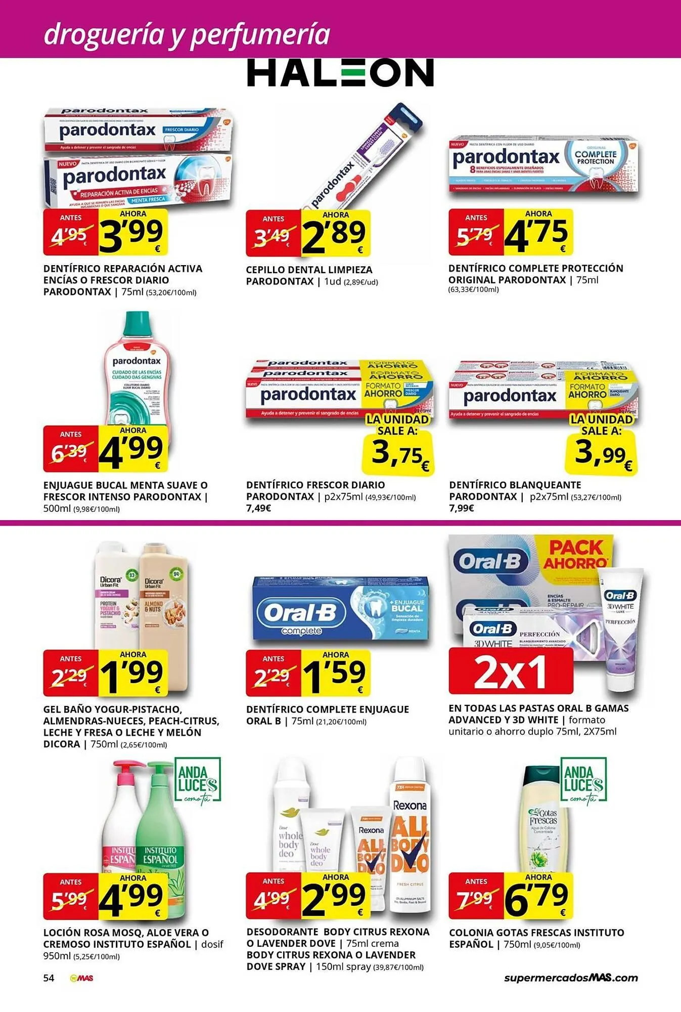 Catálogo de Folleto Supermercados MAS 2 de octubre al 30 de octubre 2025 - Página 54