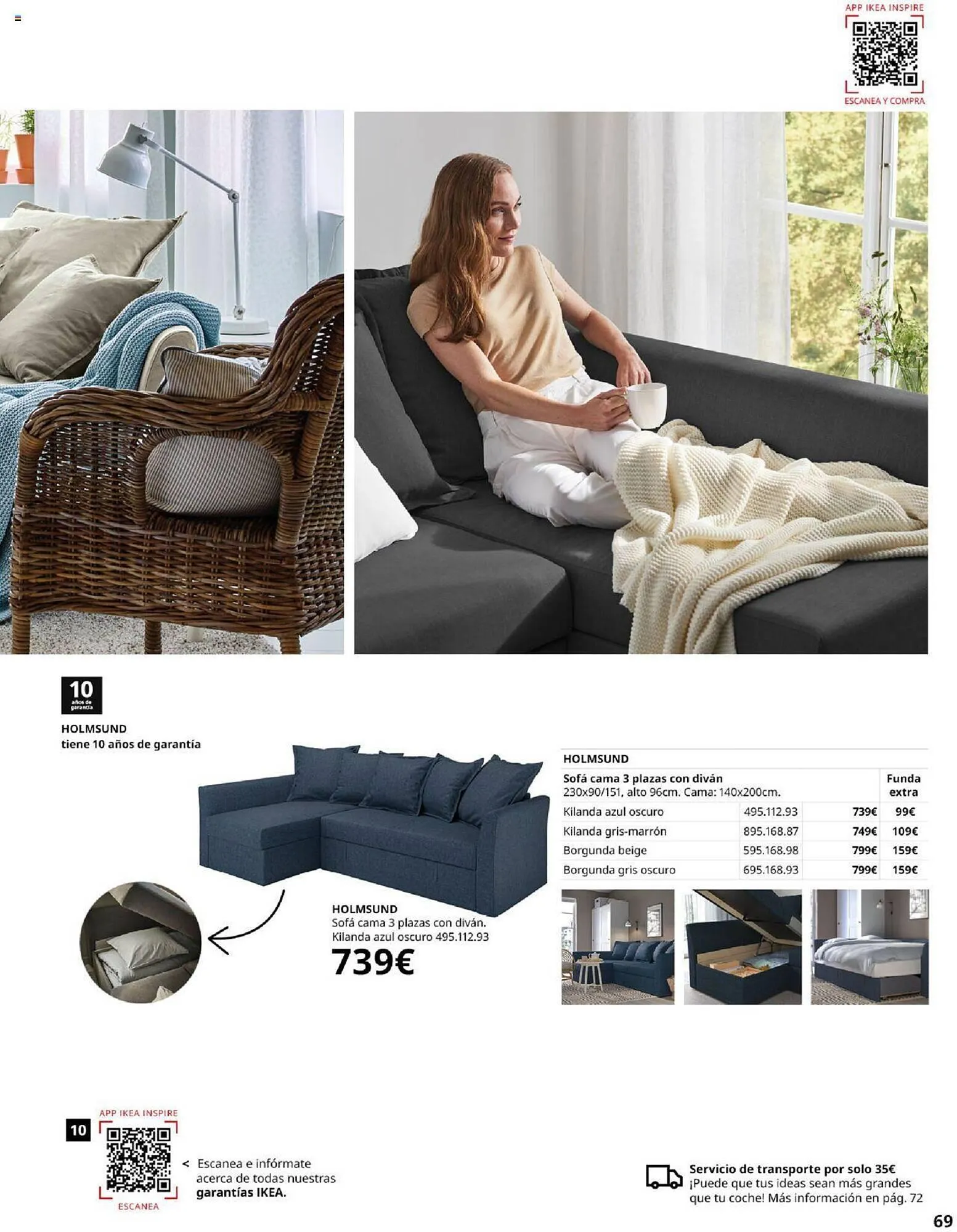 Catálogo de Folleto IKEA Sofás 4 de septiembre al 31 de enero 2025 - Página 69