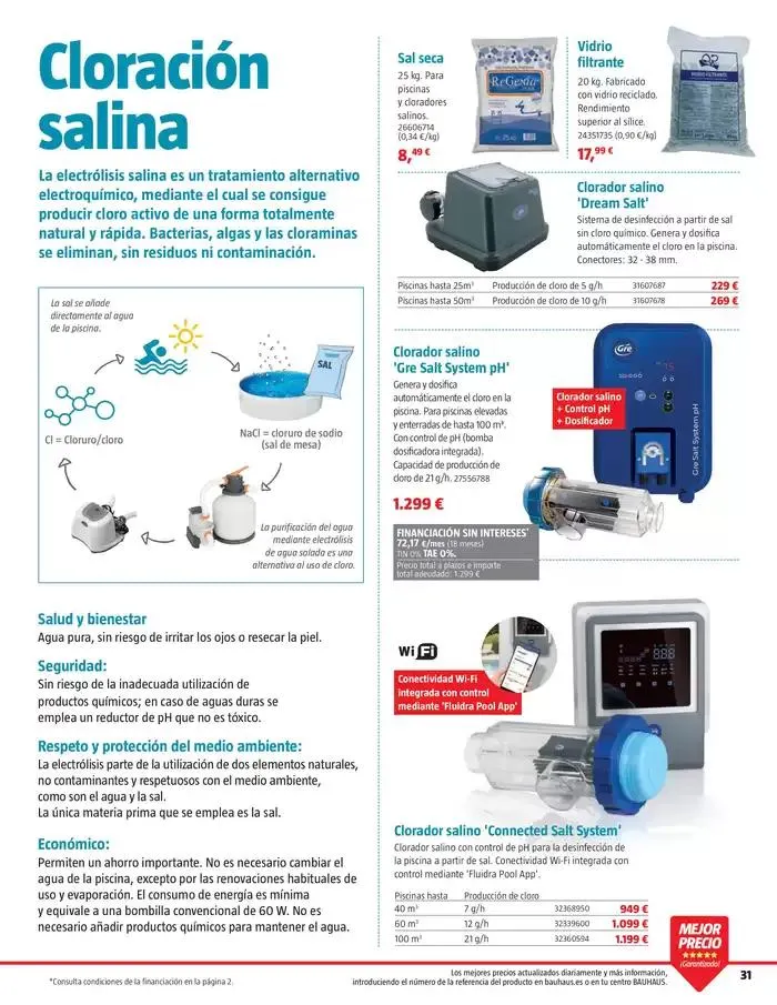 Catálogo de Piscinas, spa, limpieza y Mantenimiento 8 de mayo al 7 de junio 2025 - Página 31
