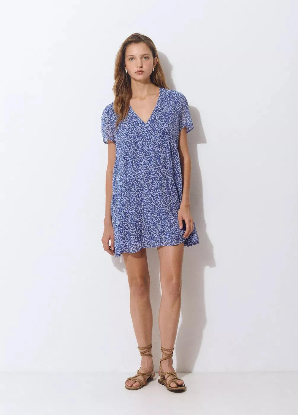 Vestido fluido floral