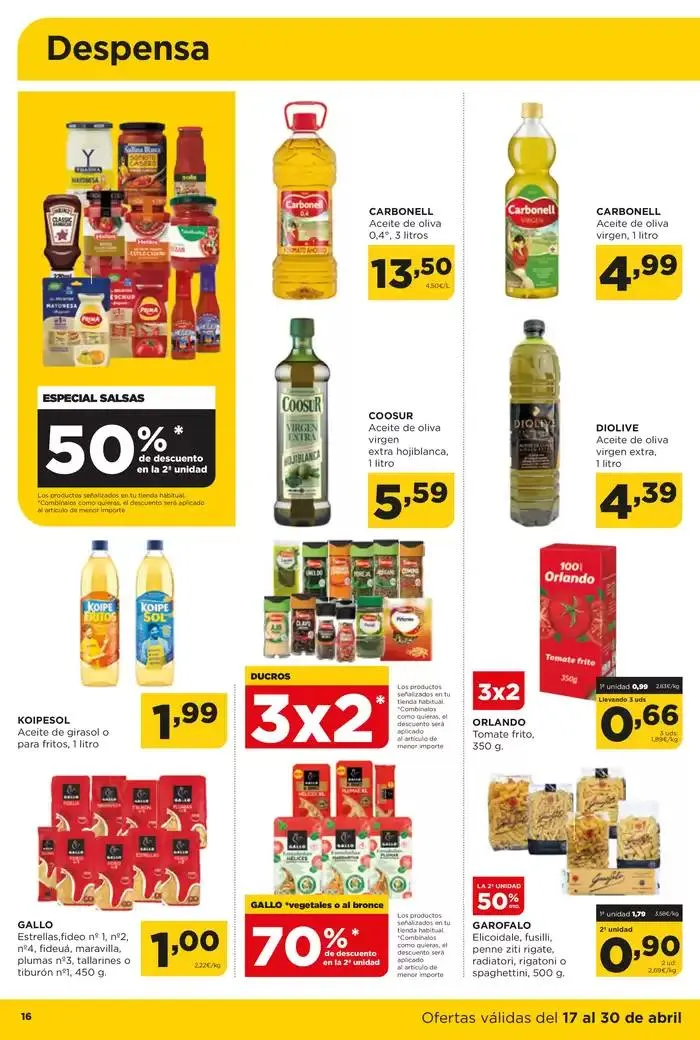 Catálogo de Ofertas válidas en Castilla y León y Galicia del 17 al 30 de abril 17 de abril al 30 de abril 2025 - Página 16