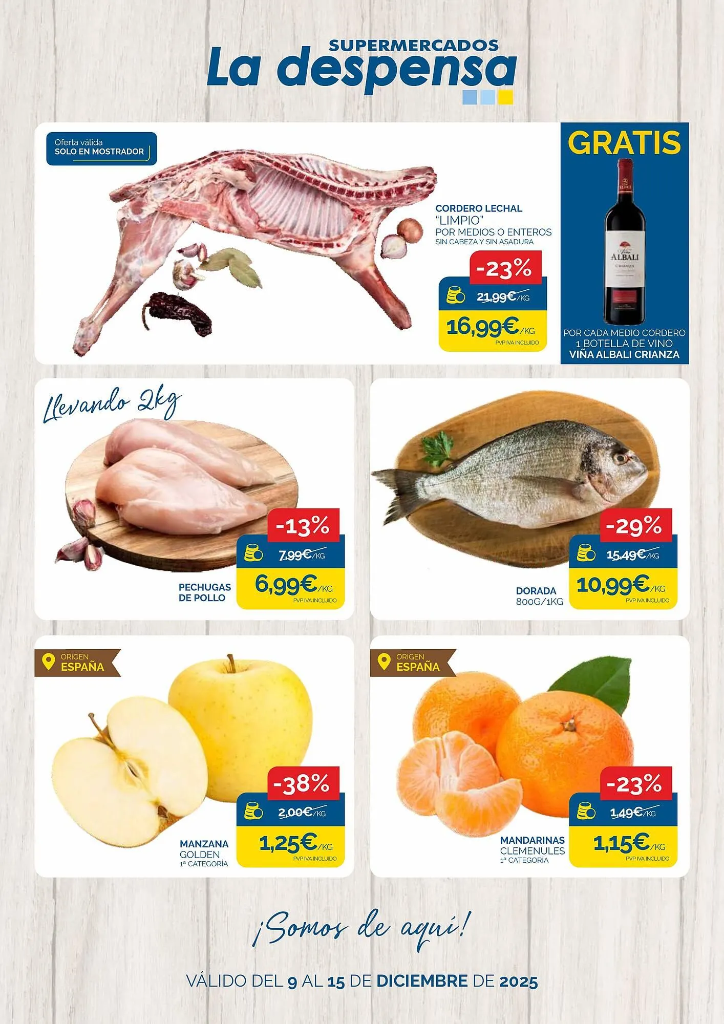Catálogo de Folleto Supermercados La Despensa 9 de diciembre al 15 de diciembre 2025 - Página 1