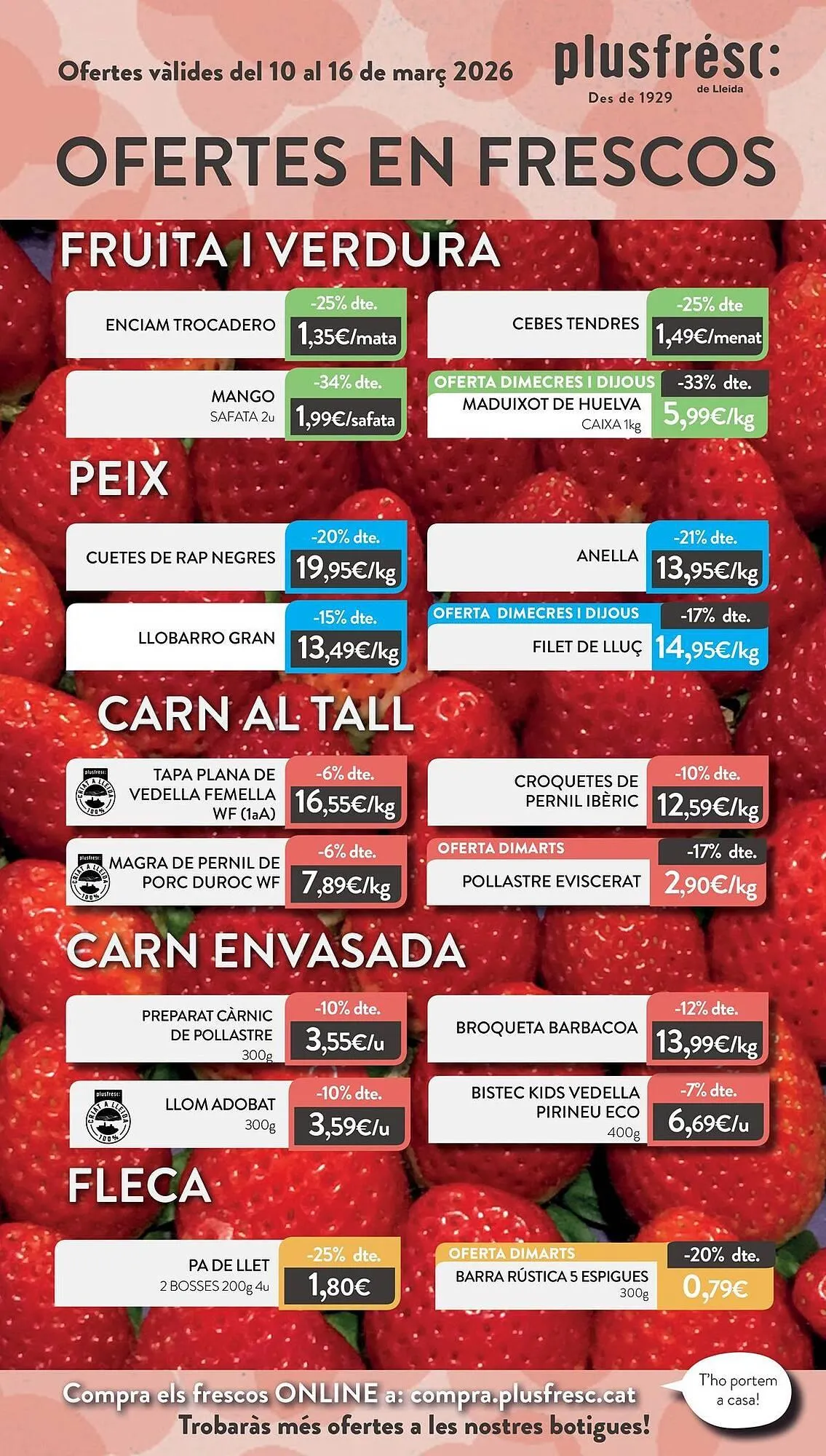 Catálogo de Folleto Plusfresc 10 de marzo al 16 de marzo 2026 - Página 1