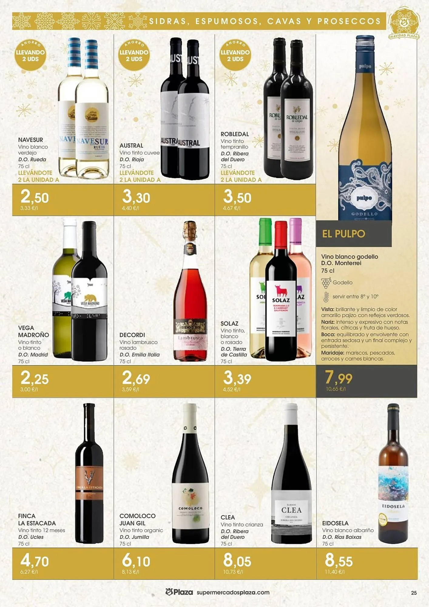 Catálogo de Folleto Supermercados Plaza 18 de diciembre al 7 de enero 2026 - Página 25