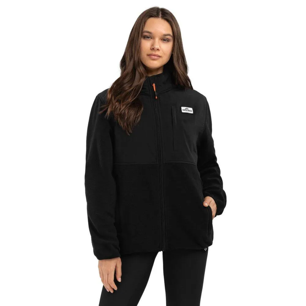Chaqueta polar Ripstop mujer esquí y nieve Vevey-W Negro