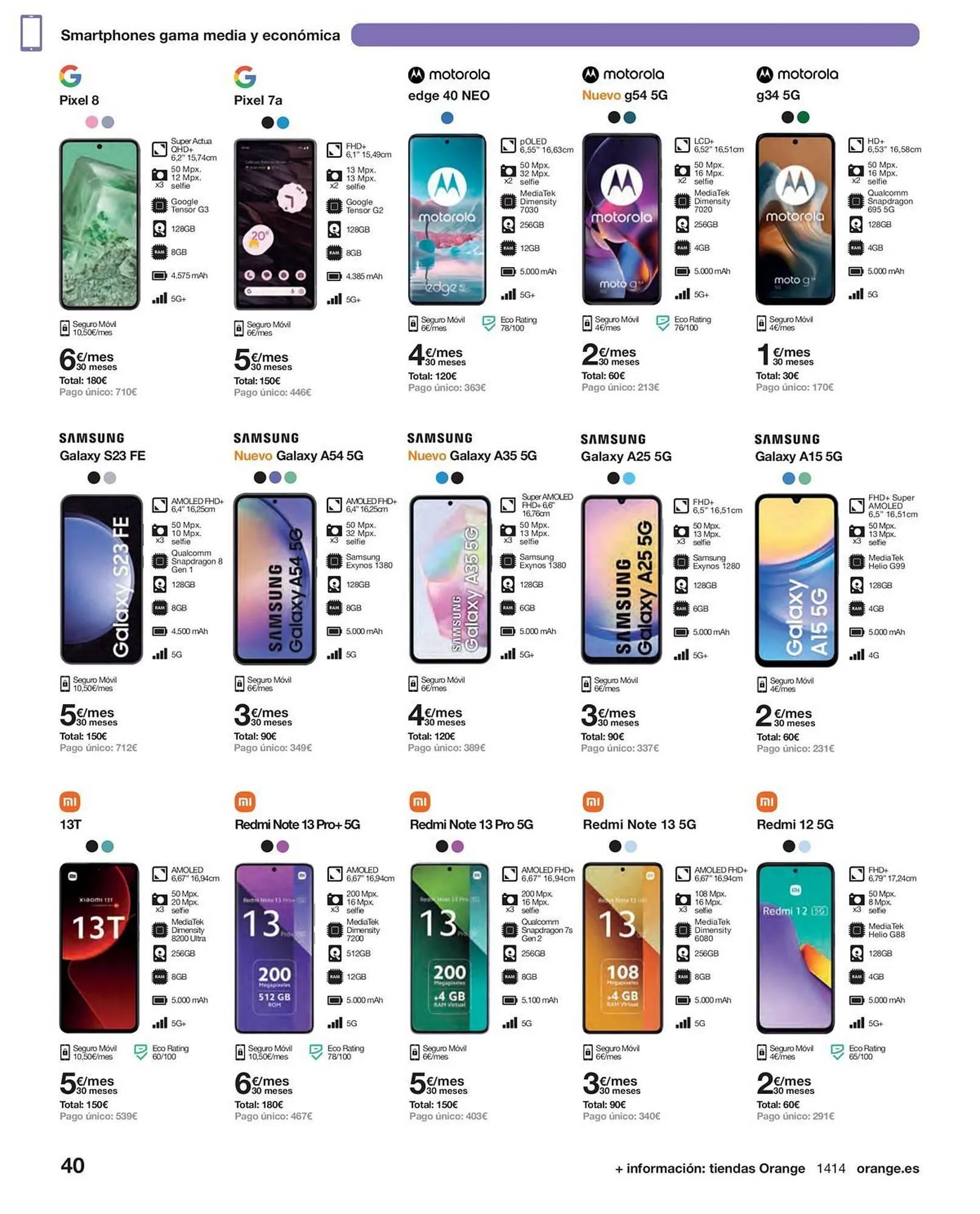 Catálogo de Folleto Orange 9 de abril al 18 de mayo 2024 - Página 42