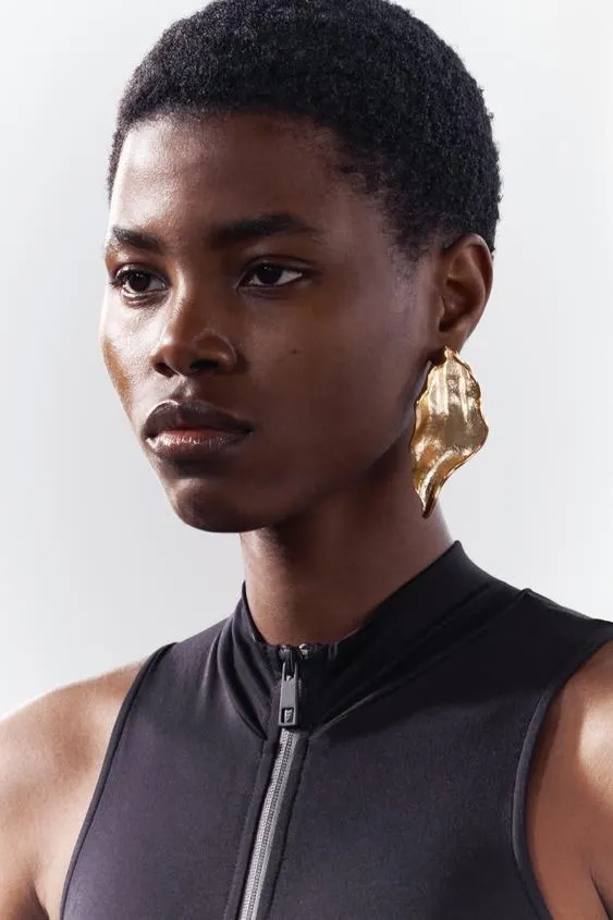 MAXI PENDIENTES HOJA