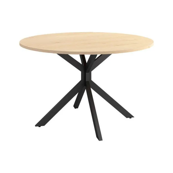 Mesa Wako Circular 100 cm Estuctura Negra BOGAL CNG050N