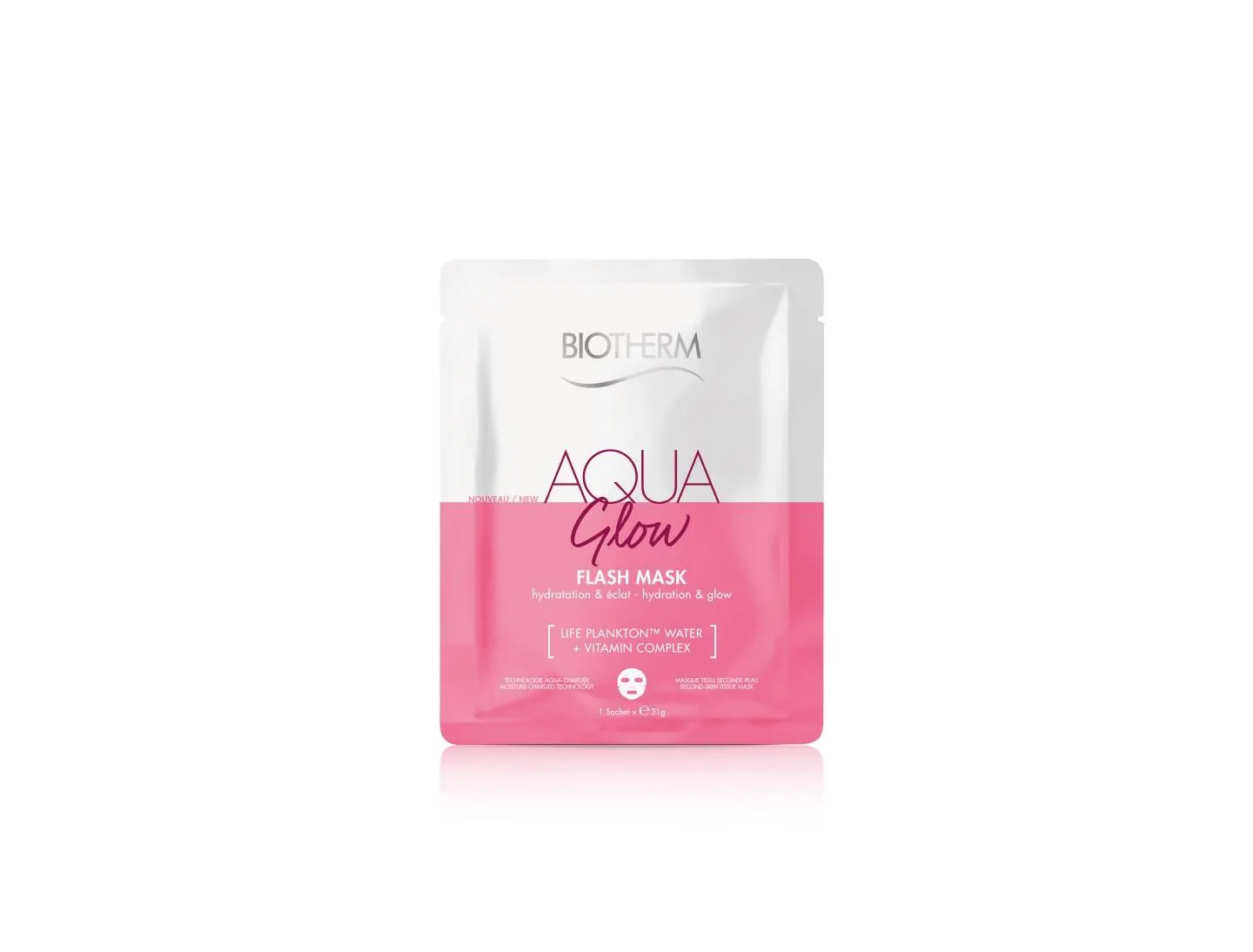 AQUA GLOW FLASH MASK