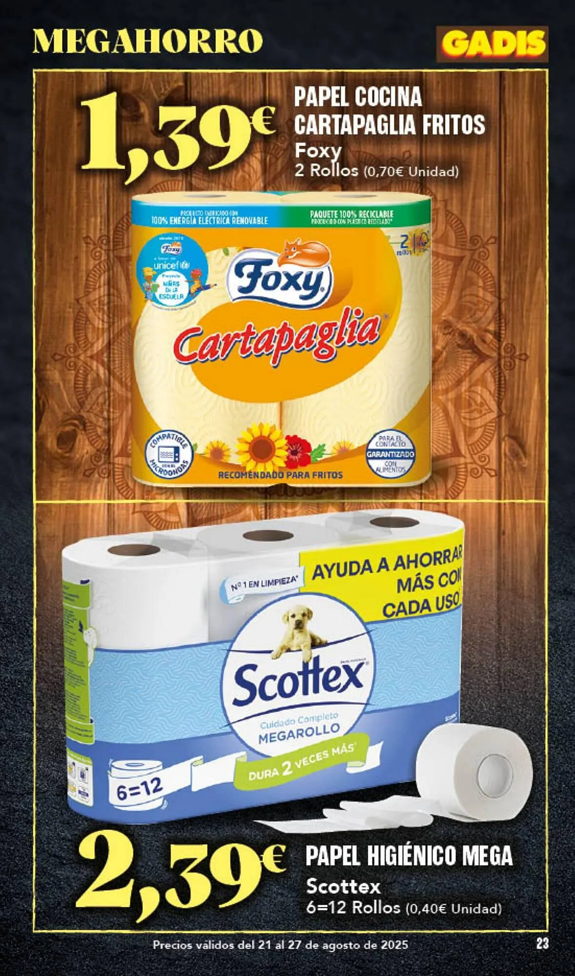 Catálogo de Folleto Gadis 21 de agosto al 27 de agosto 2025 - Página 23