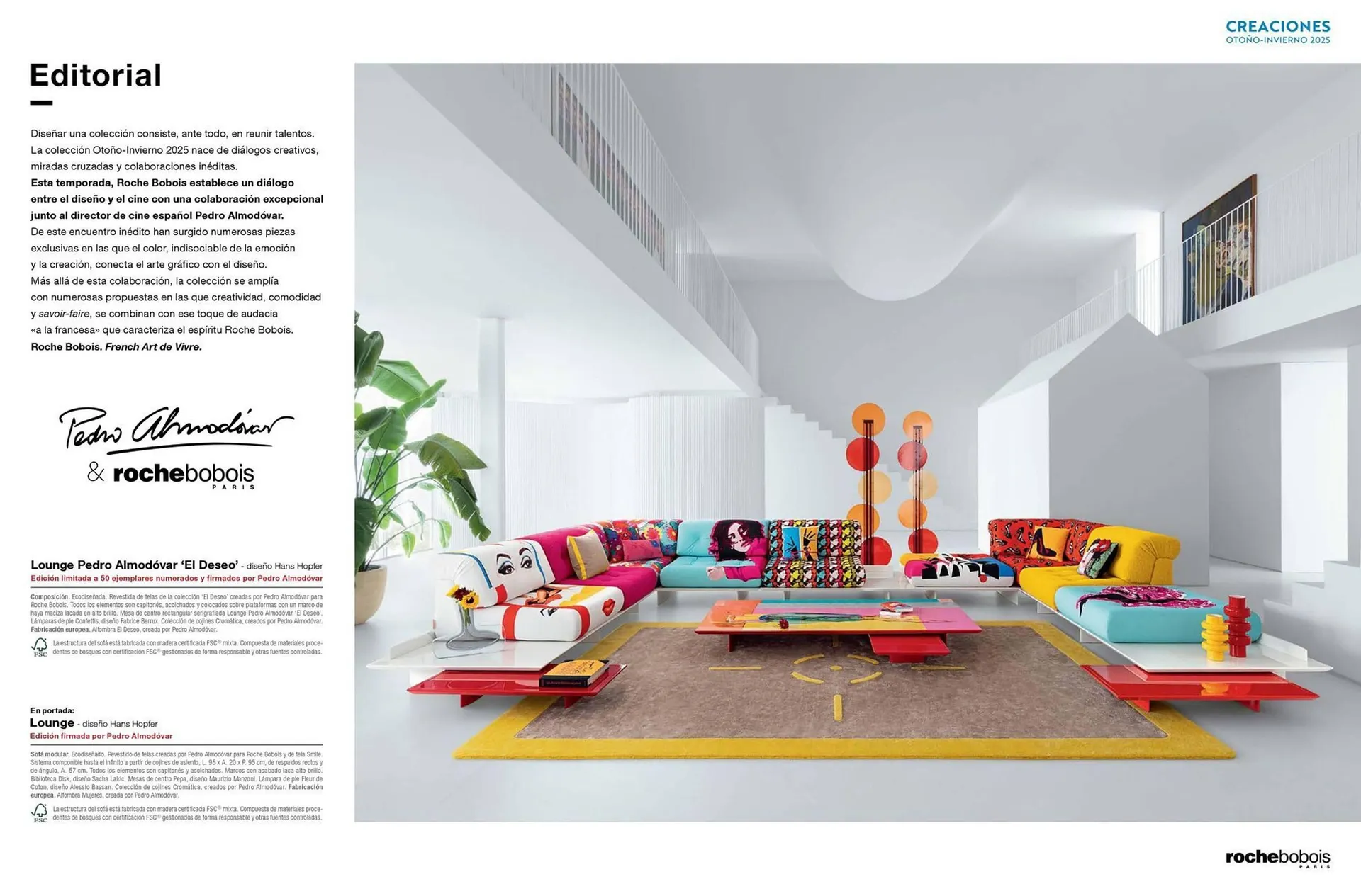 Catálogo de Catálogo Roche Bobois 11 de septiembre al 31 de diciembre 2025 - Página 2