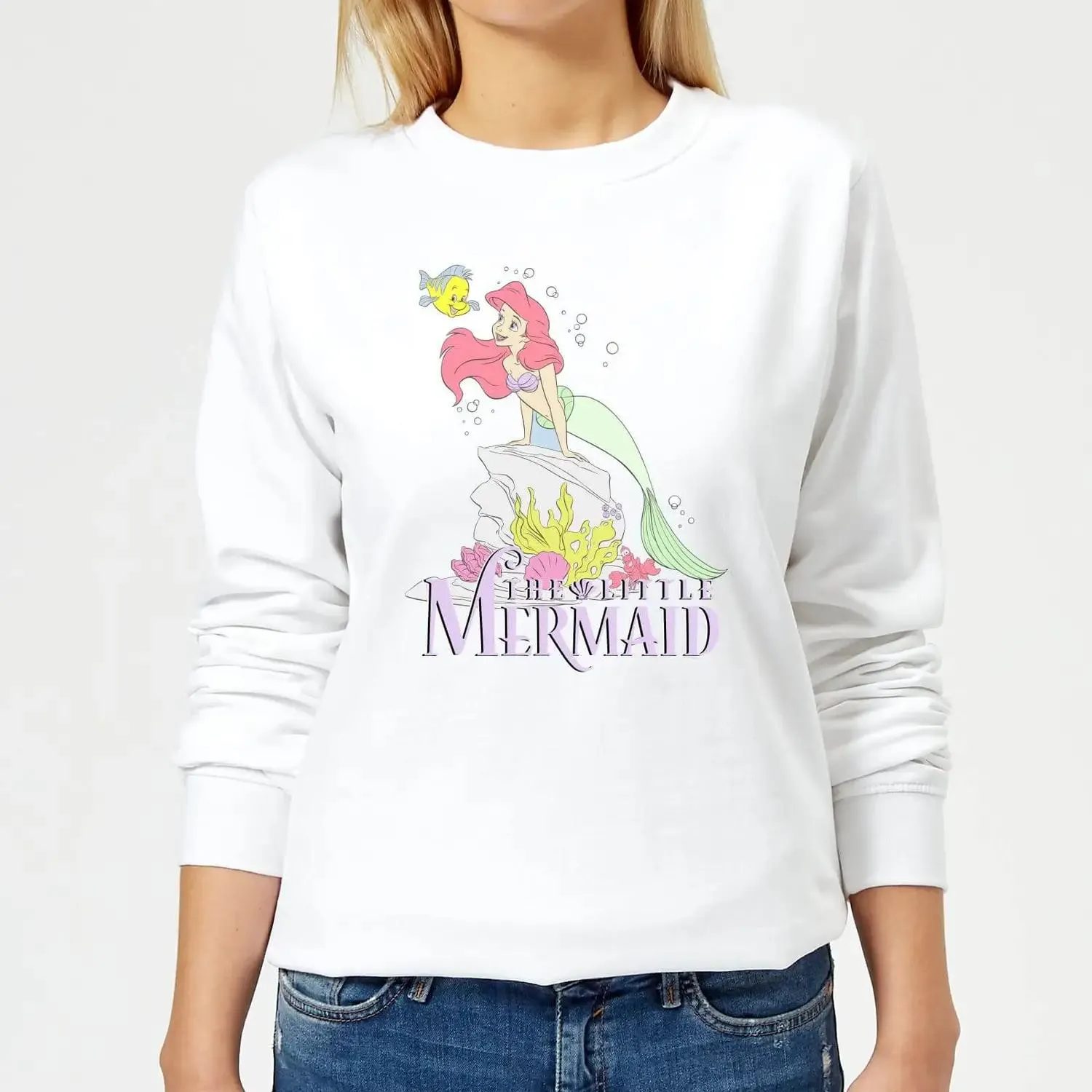 Sudadera La Sirenita Disney para mujer - Blanco