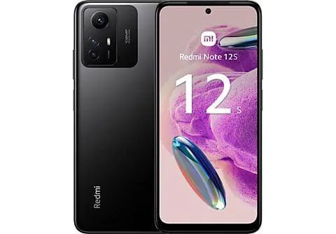 Móvil - Xiaomi Redmi Note 12S, Negro Ónix, 256 GB, 8 GB RAM, 6.43" AMOLED DotDisplay FHD+, MediaTek Helio G96, 5000 mAh, Android 13 - MIUI 14