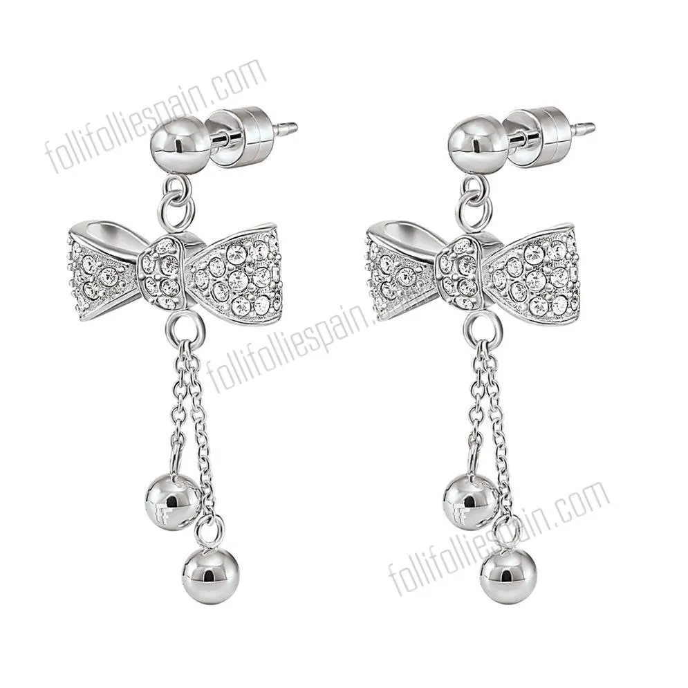 Folli Follie Bow pendientes con un descuento impopularidad