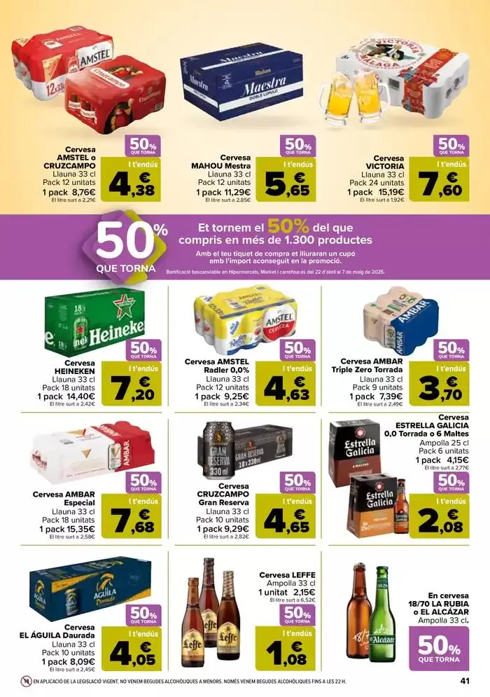 Catálogo de 50% QUE VUELVE + 3x2 10 de abril al 21 de abril 2025 - Página 41
