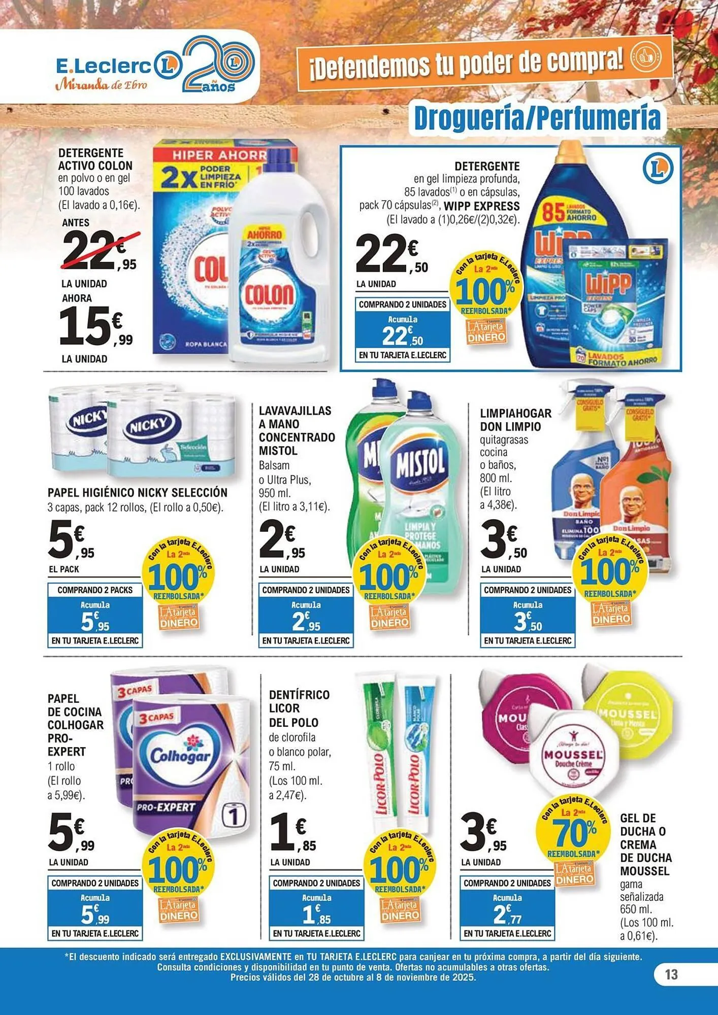 Catálogo de Catálogo E.Leclerc 30 de octubre al 8 de noviembre 2025 - Página 13