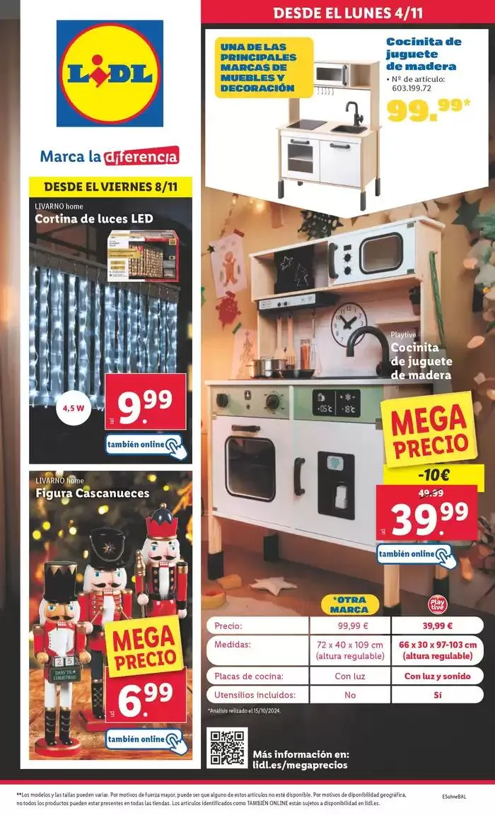 Catálogo de ¡Bazar Lidl! 4 de noviembre al 10 de noviembre 2024 - Página 1