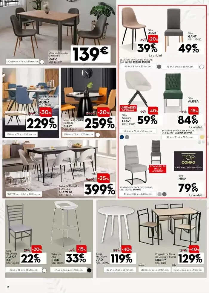 Catálogo de Hasta un 60% de descuento en descanso 2 de mayo al 28 de mayo 2025 - Página 16