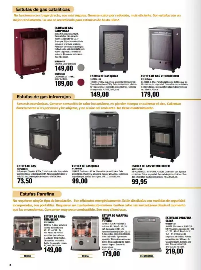 Catálogo de Calefacción 2024 1 de noviembre al 31 de enero 2025 - Página 8
