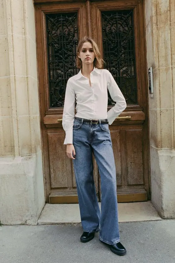 JEANS Z1975 WIDE LEG TIRO ALTO LONG LENGTH