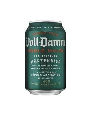 Cerveza tostada Voll Damm lata 33cl