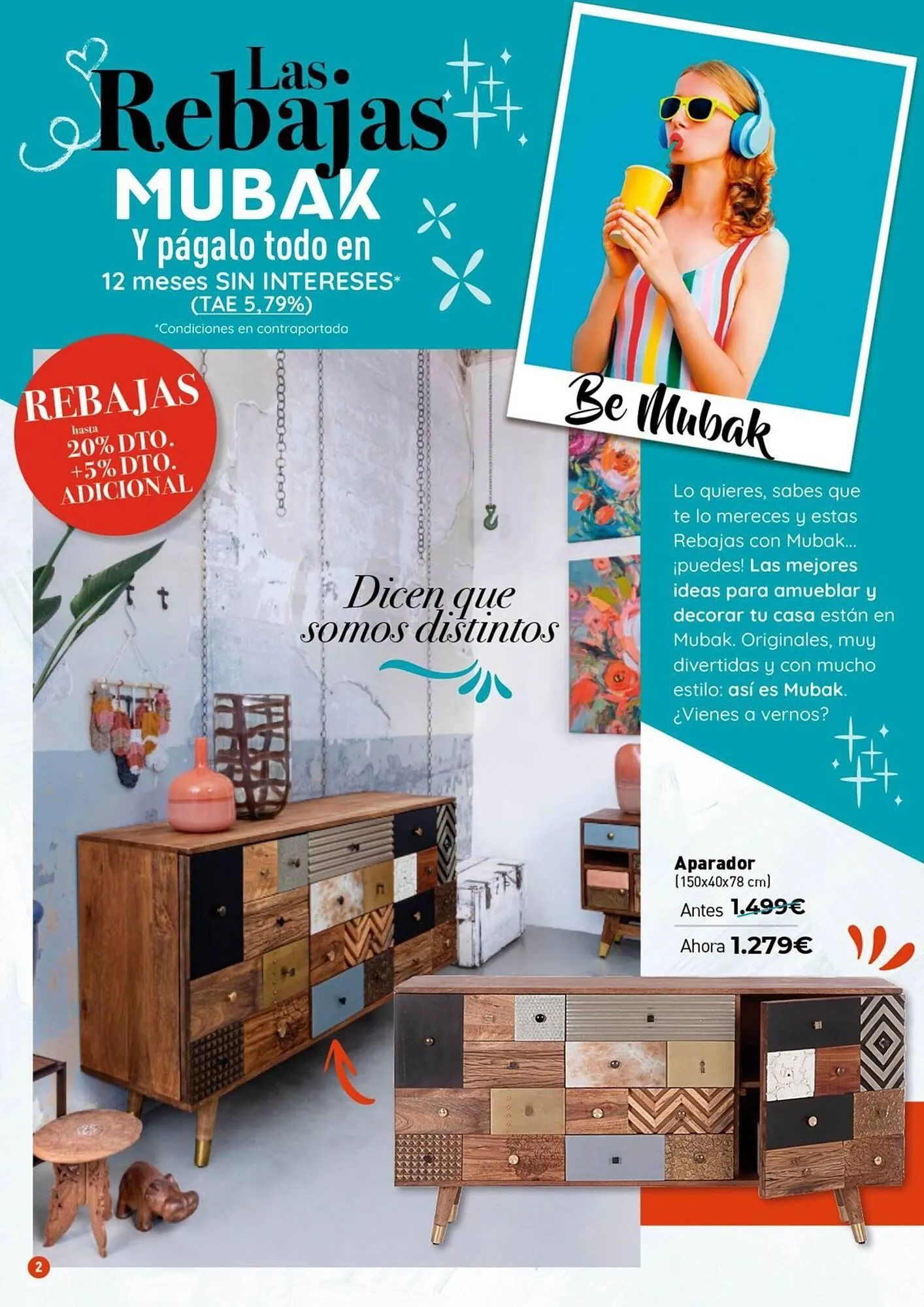 Catálogo de Folleto Mubak 1 de julio al 31 de agosto 2025 - Página 2