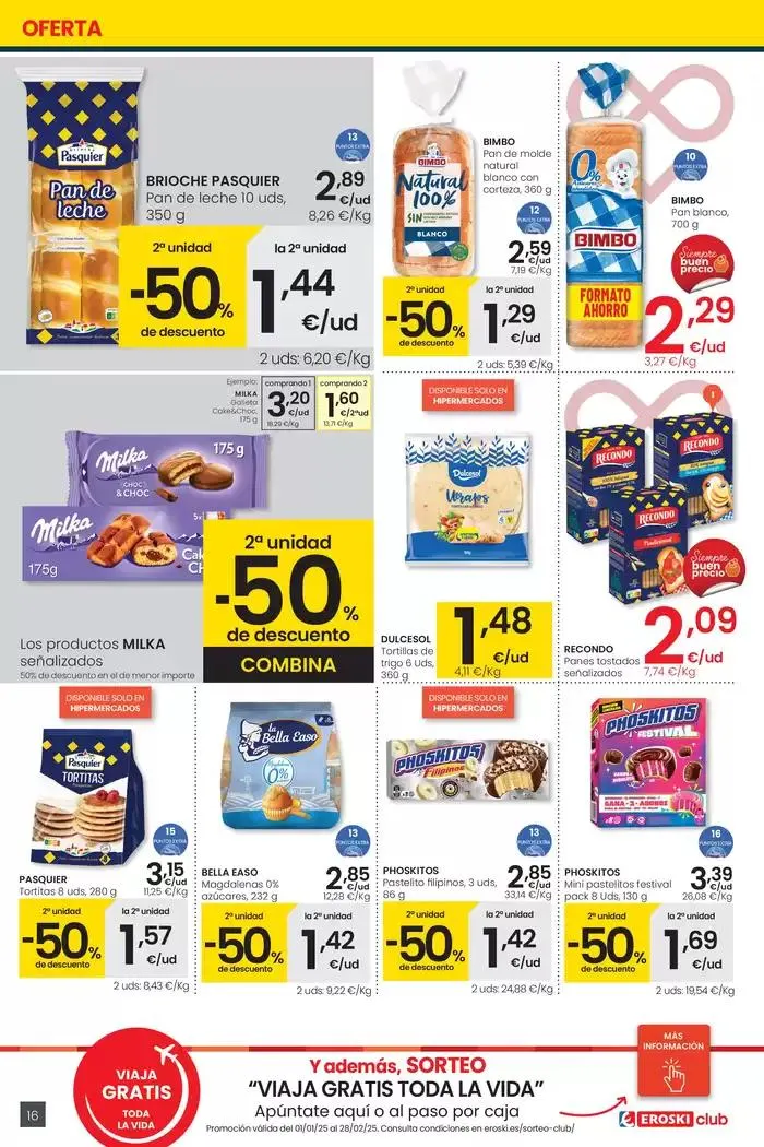 Catálogo de Más de 2000 productos, SIEMPRE A BUEN PRECIO HIPERMERCADOS EROSKI 4 de enero al 14 de enero 2025 - Página 16