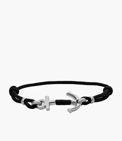 Pulsera multihebras de acero inoxidable en tono plateado