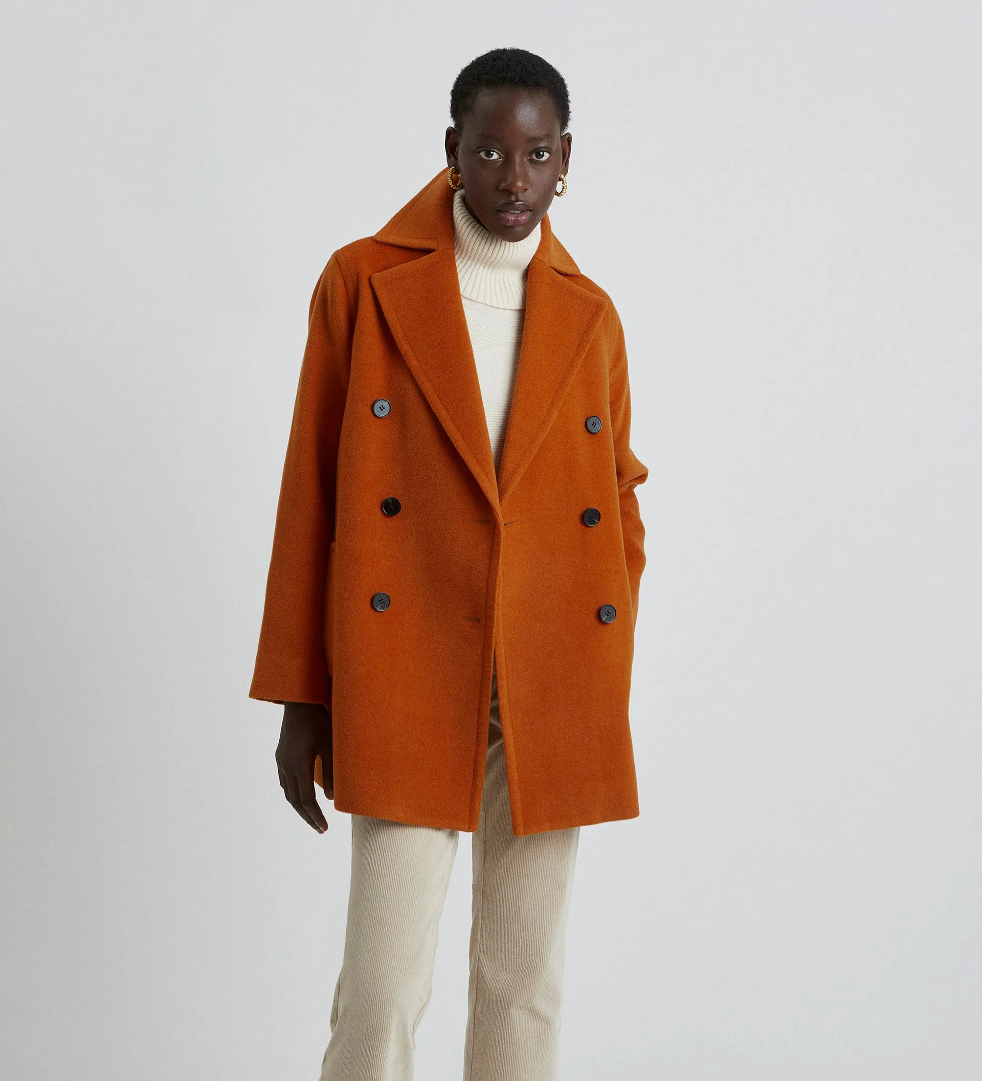 Chaquetón doble botonadura