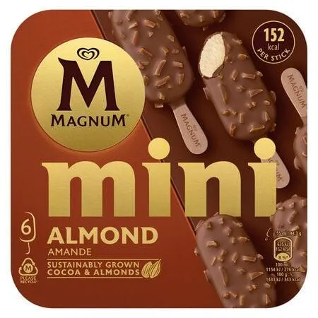 Helado Magnum almendrado mini 6 uds