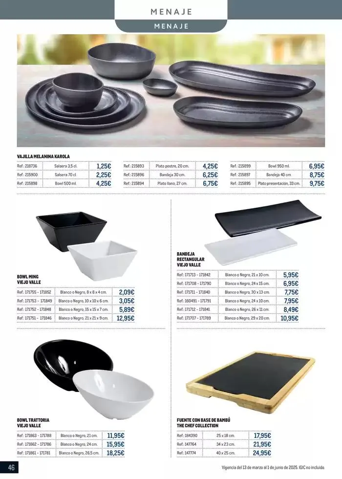 Catálogo de Especial Terrazas Canarias 13 de marzo al 1 de junio 2025 - Página 46