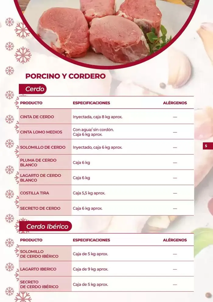 Catálogo de Catálogo de productos congelados 7 de octubre al 31 de diciembre 2024 - Página 5