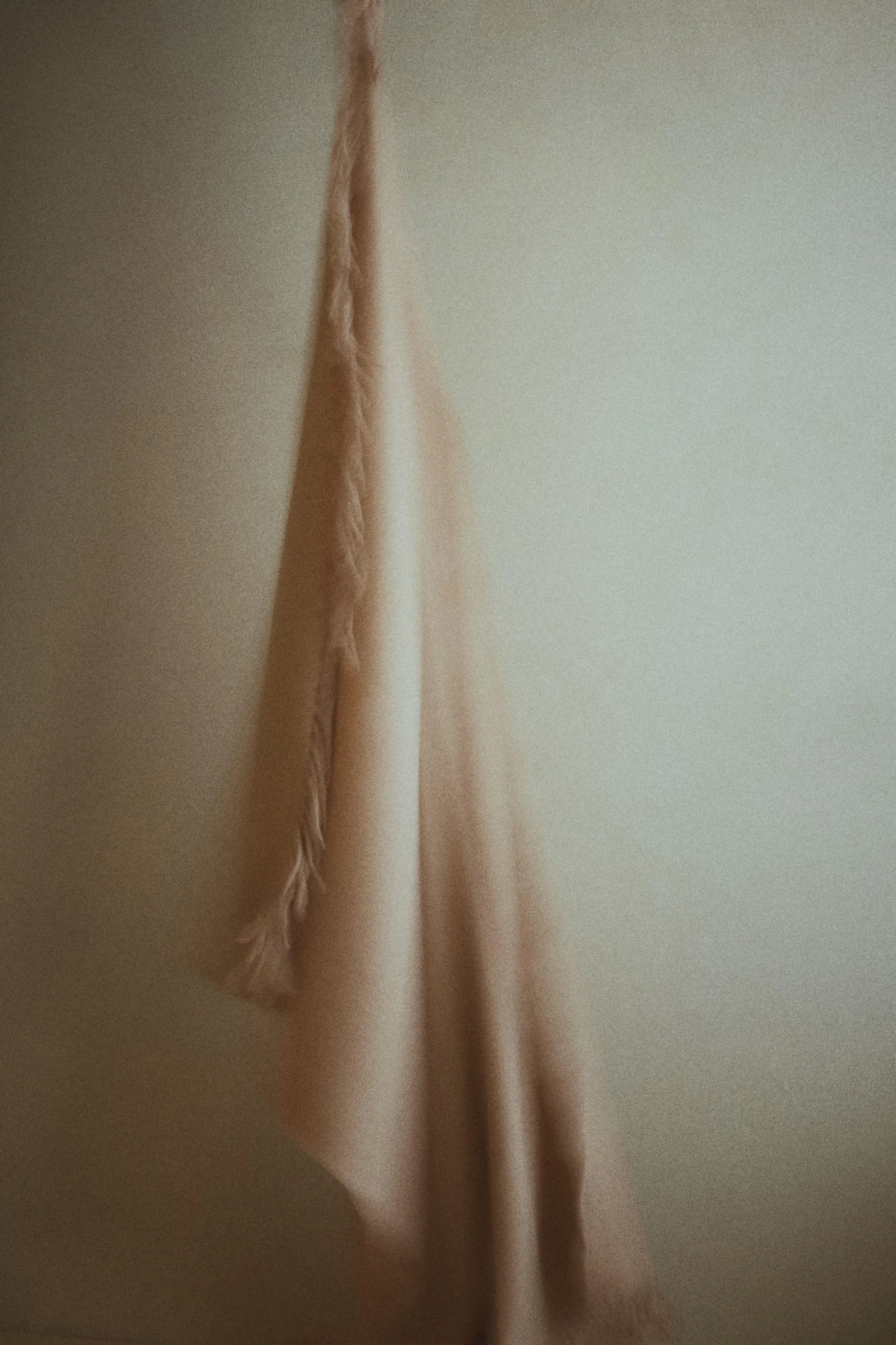 Manta en mezcla de lana con flecos