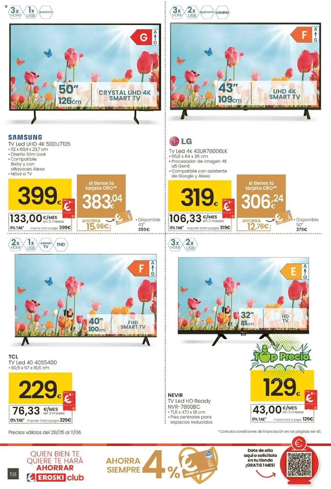 Catálogo de Folleto Eroski 29 de mayo al 10 de junio 2025 - Página 58