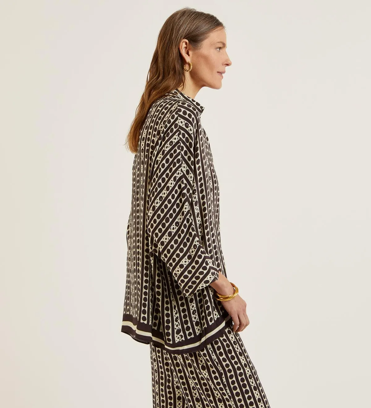 Bluson oversize fluido