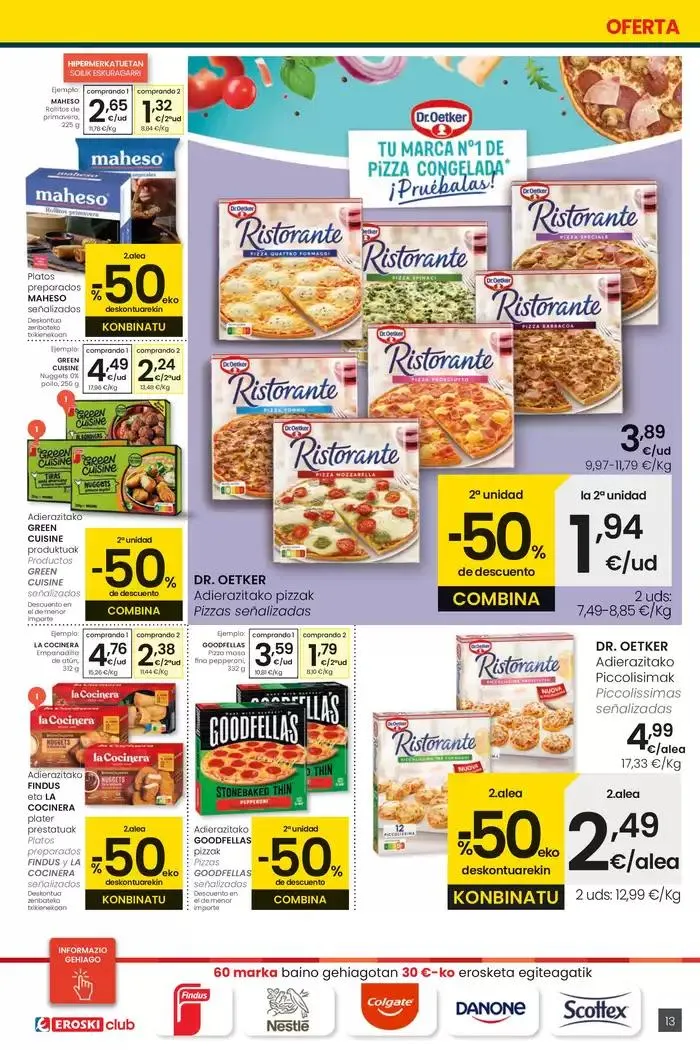 Catálogo de 2000 produktu baino gehiago, BETI PREZIO ONEAN HIPERMERKATUAK EROSKI 13 de febrero al 25 de febrero 2025 - Página 13