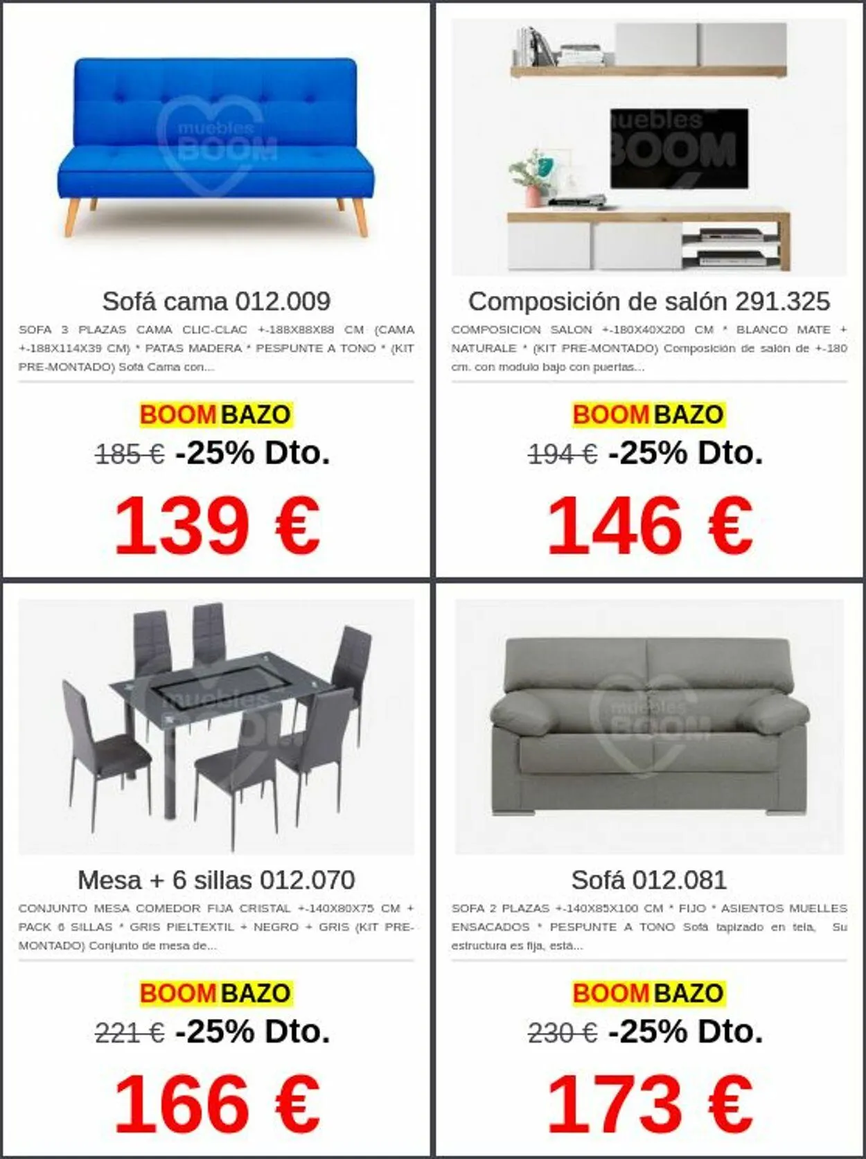 Catálogo de Muebles BOOM Oferta actual 24 de noviembre al 3 de diciembre 2025 - Página 5