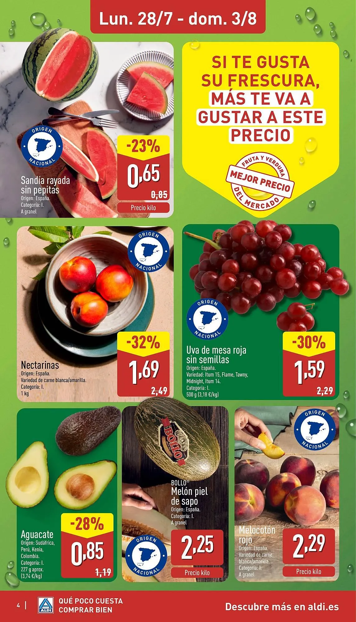 Catálogo de Folleto ALDI 28 de julio al 3 de agosto 2025 - Página 4