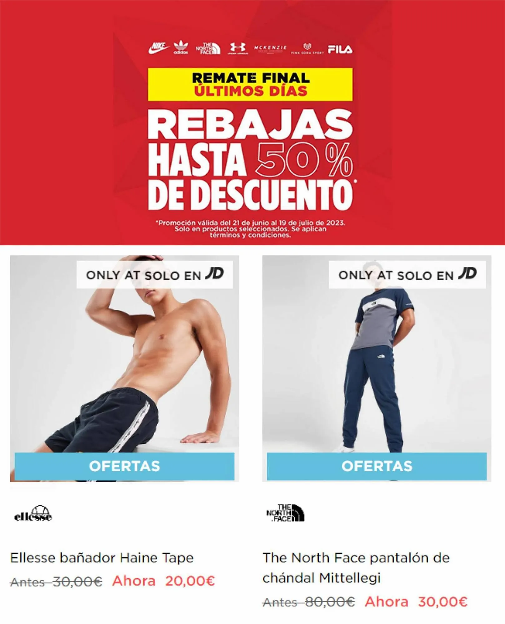 Catálogo de Folleto JD Sports 20 de julio al 3 de agosto 2023 - Página 4