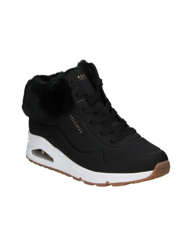 Botines Skechers Uno Rugged Darling negros