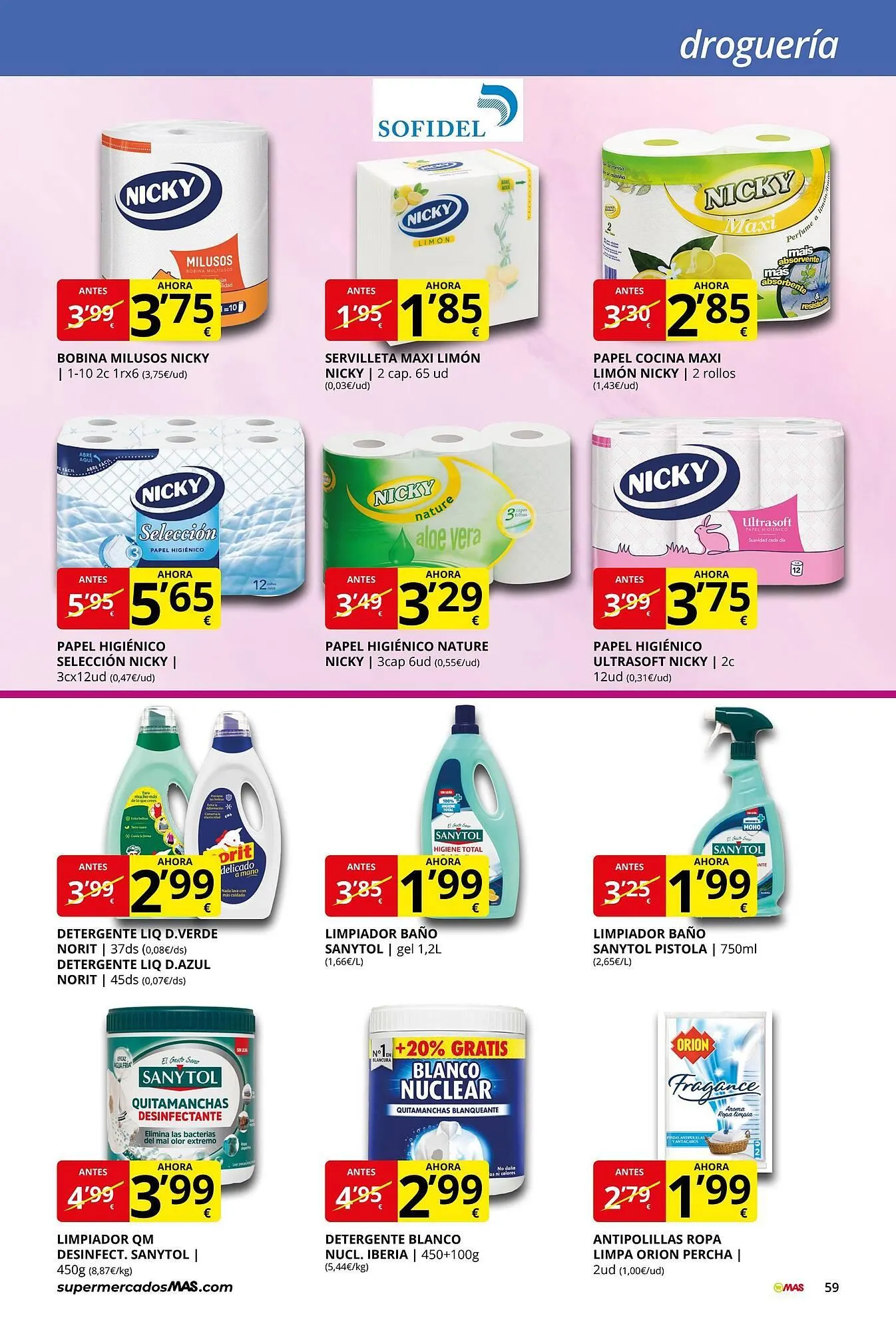 Catálogo de Folleto Supermercados MAS 30 de abril al 28 de mayo 2026 - Página 59