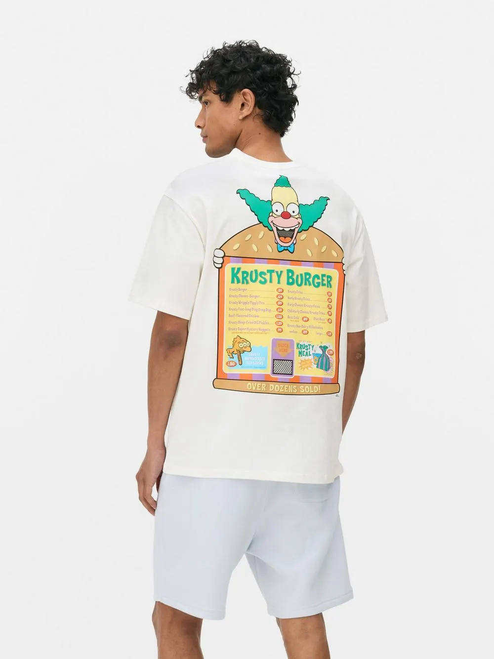 Camiseta con estampado gráfico de Krusty de Los Simpsons