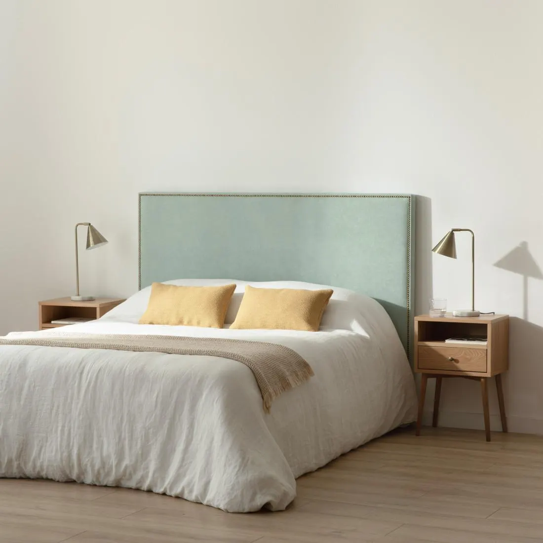 Cabecero tapizado 135/140 menta